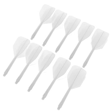 Fléchettes 8 cm Filetage universel 2BA Matière plastique 10pcs Manche flexible Conception durable Vol précis Queue de fléchette